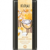 Белый шоколад с манго и кокосом, Vivani, 100 г
