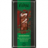 Шоколад молочный "С цельными лесными орехами".Vivani, 100 г