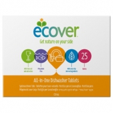 Таблетки для посудомоечной машины 3 в 1 Ecover, 500 г