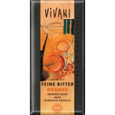 Темный шоколад с апельсином, Vivani, 100 г