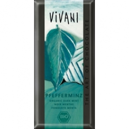 Шоколад "С перечной мятой". Vivani 100 г
