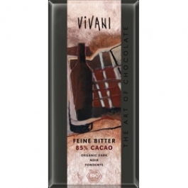 Шоколад темный, 85% какао. Vivani, 100 г