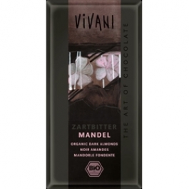 Темный шоколад с миндалем, Vivani, 100 г